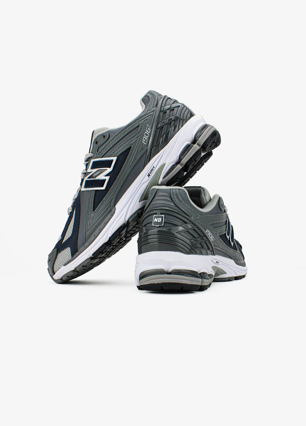 Сірі Осінні кросівки чоловічі new balance 1906r grey blue | нью беланс 1906r сірі сині No Brand