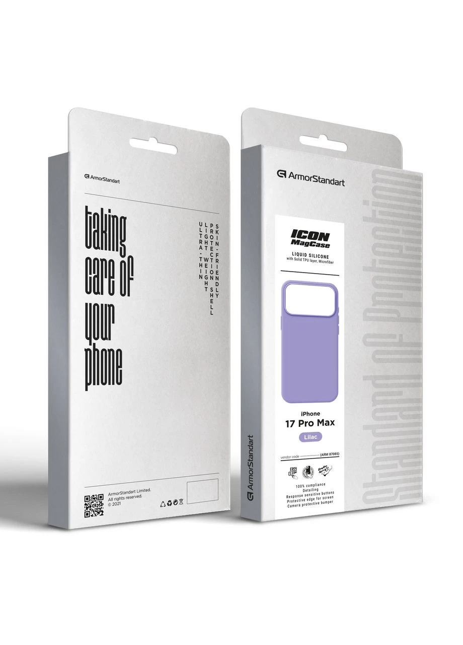 Чохол ICON2 MagCase для Apple iPhone 17 Pro Max Lilac (ARM87085) KLB ArmorStandart (390139837)