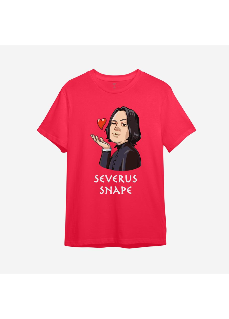 Красная демисезонная детская футболка с принтом "severus snape". гарри поттер (10950826514) ТiШОТКА
