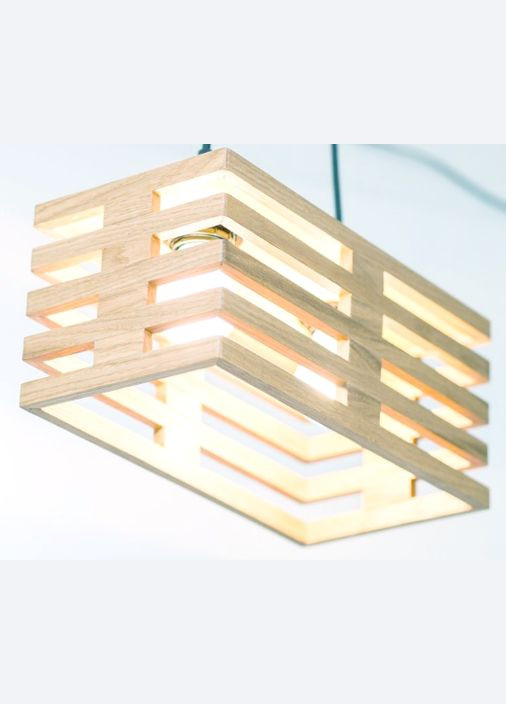 Подвесной светильник из дерева Буар бланже (ЛЮС-000601) No Brand (328080900)