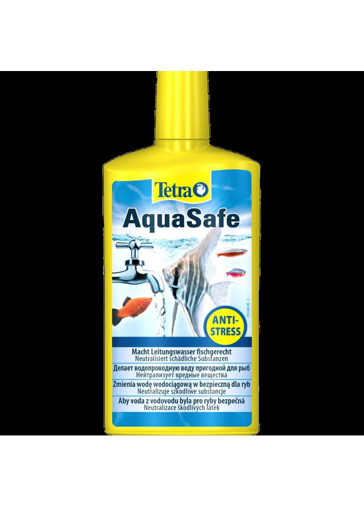 Средство Aqua Safe для подготовки воды в аквариуме, 500 мл на 1000 л. Tetra (355256335)