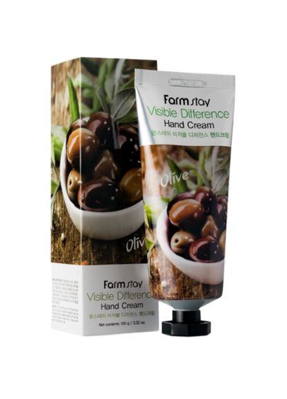 Medi-Peel Питательный крем для рук с экстрактом растительного масла FarmStay Visible Difference Olive Hand Cream 100ml — Крем, Южная Корея (341350504)