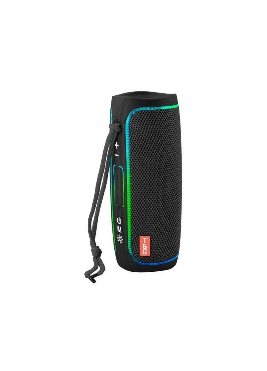 Портативна колонка Bluetooth TG288 з RGB підсвічуванням, speakerphone, радіо, black ТМ TG (391419112)