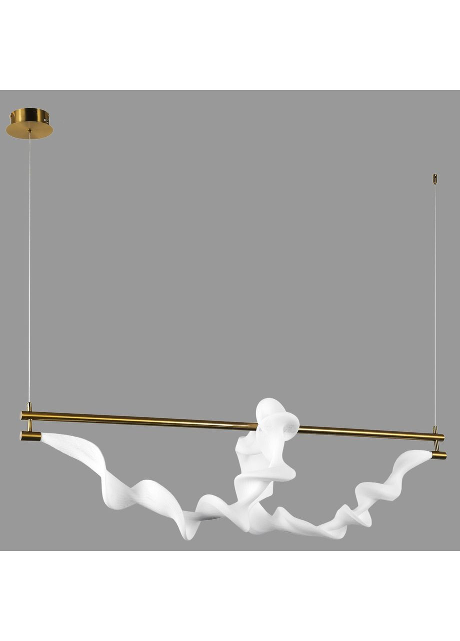 Люстра подвесная бронзовая длинная из гибкого каната в стиле арт-деко (81-3168 (1200) AB) No Brand (370071226)