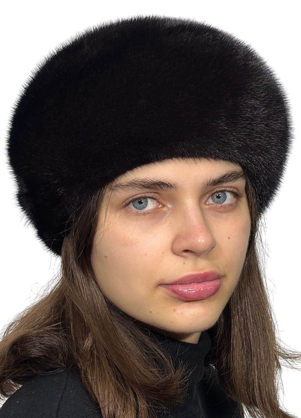 Жіночий норковий берет Меховой Стиль Классический (277927601)