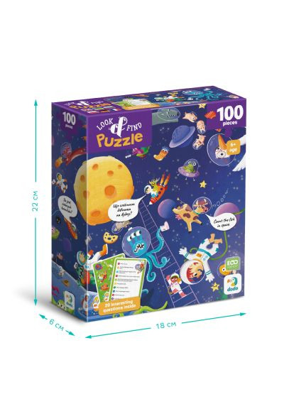 Пазл Ищи и находи Безумный космос, 100 элементов (300668) Dodo Шукай та знаходь Шалений космос, 100 елементів (366066854)