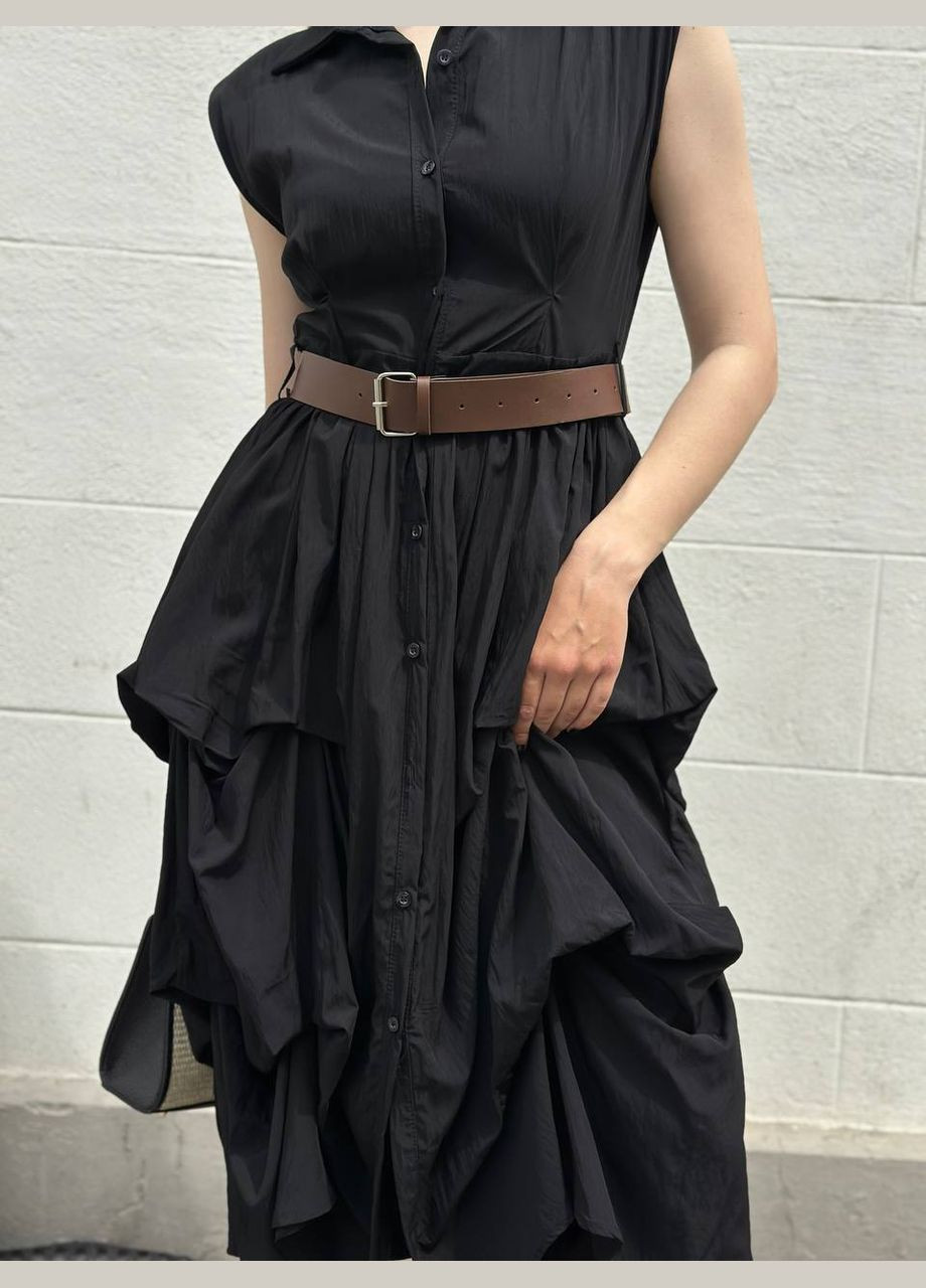 Черное платье в стиле боххо Hello