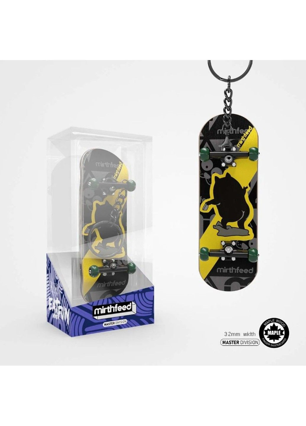 Подвеска брелок скейт для ключей No Brand (331172769)