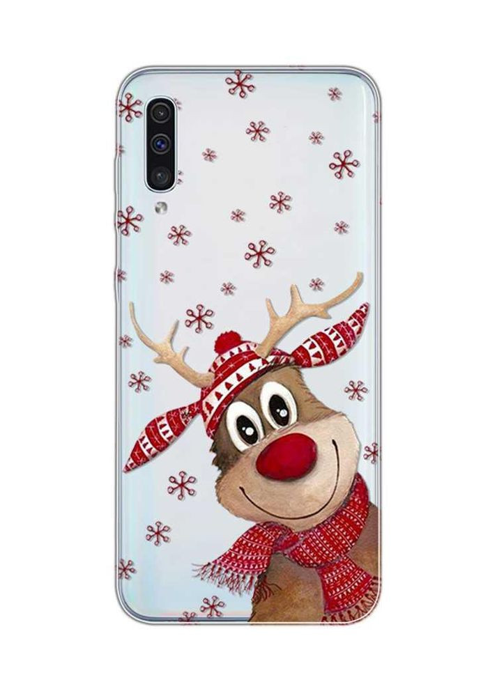 Прозорий чохол на Samsung Galaxy A50 (2019) A505 Зимове оленятко (принт 149) Creative (362962763)