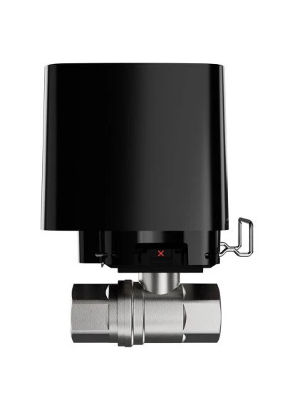 Кульовий кран WaterStop1 чорна Ajax (398263194)