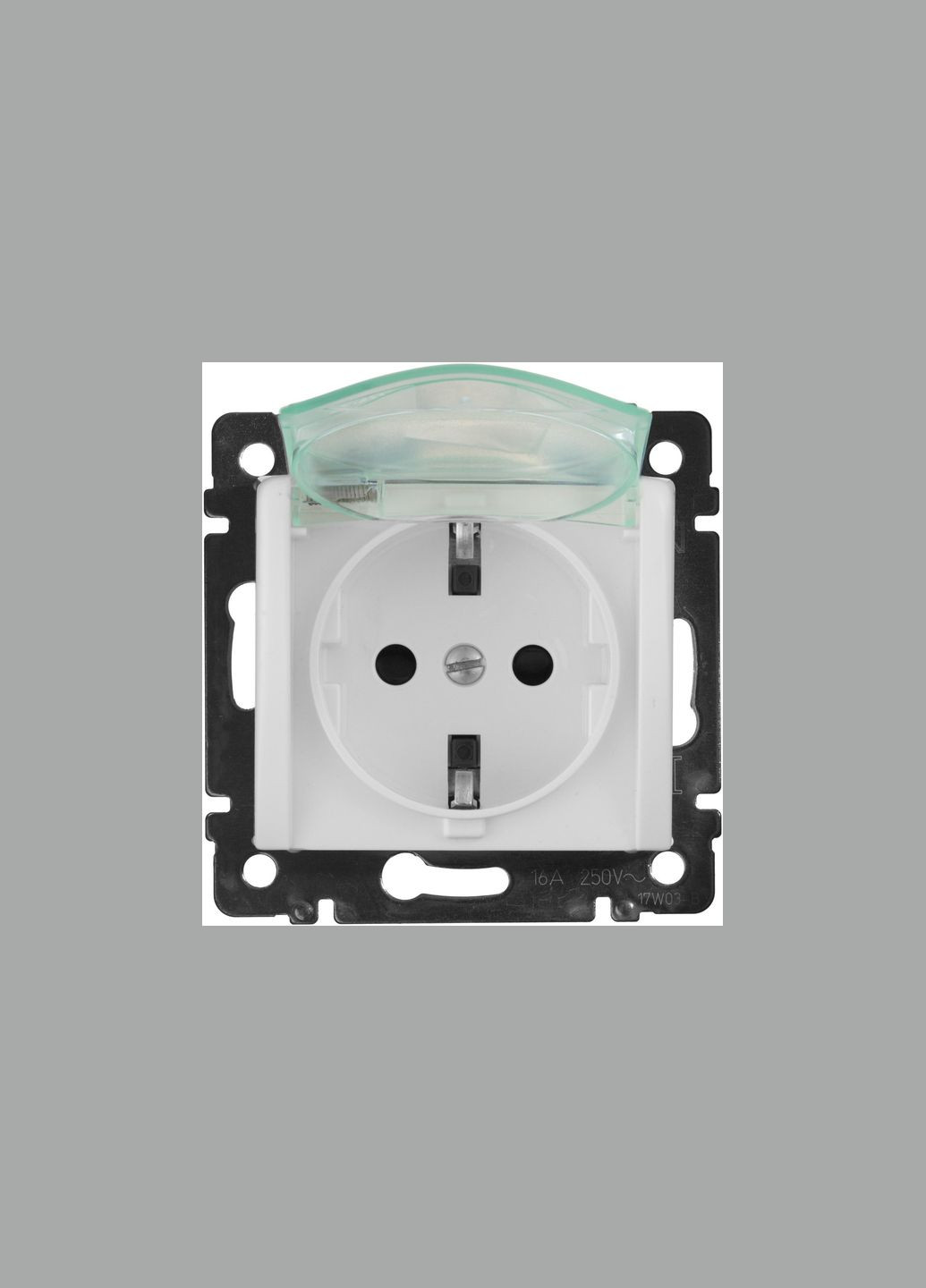 Розетка із заземленням Valena з кришкою та захисними шторками [774220] Legrand (344542524)