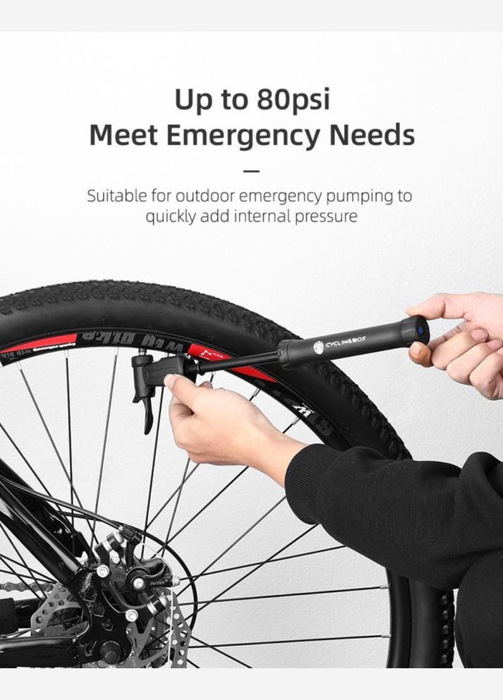 Портативный мини-велосипедный насос велосипедный ручной воздушный насос + игла для мяча WB MJX (297669898)