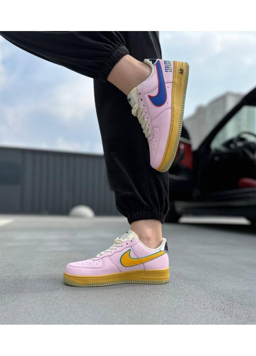 КРОССОВКИ ЖЕНСКИЕ NIKE AIR FORCE 1 07 LIMITED EDITION НАЙК АИР ФОРС 1 ПРЕМИУМ No Brand зелёные демисезоны (368868481)