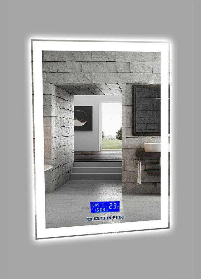 Зеркало Diamond с LED- подсветкой (60 х 70), Smart-блоком и подогревом ХАСТ (302810579)