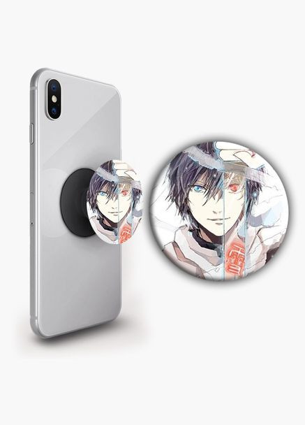Держатель для телефона PopSockets Аниме Бездомный Бог #05 Черный No Brand (304502958)