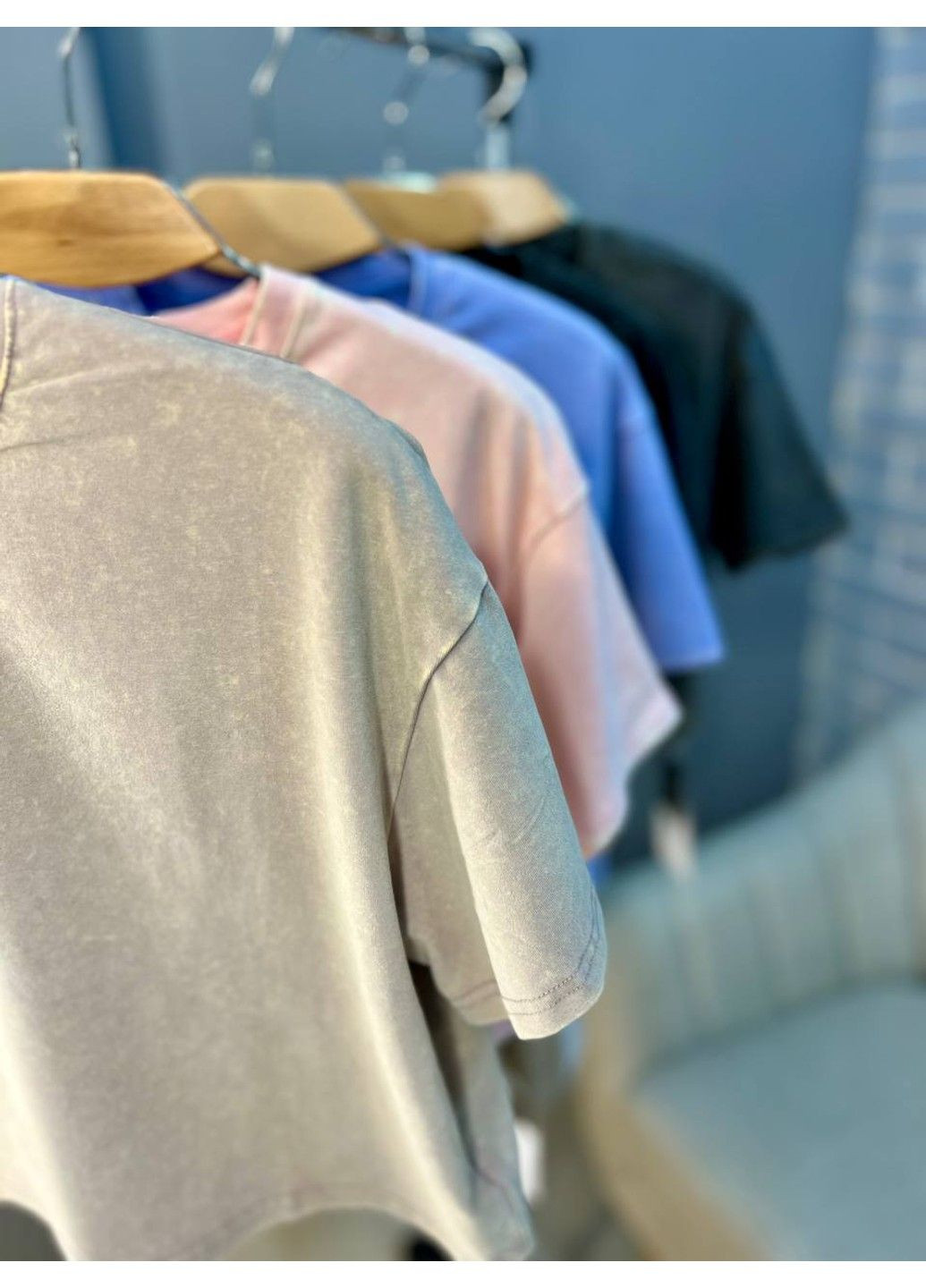 Футболка жіноча A-N 2308 варена тай-дай коротка широка кроп-топ No Brand - (304062753)