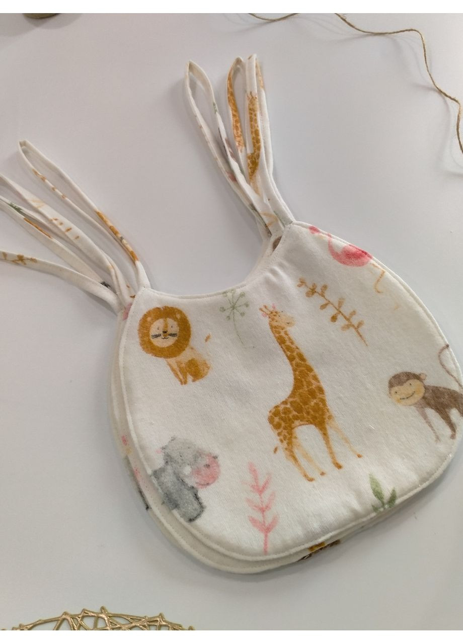 Слюнявчик водонепроницаемый, фланель на трикотажной мембране, размер 20*20 No Brand (370661608)