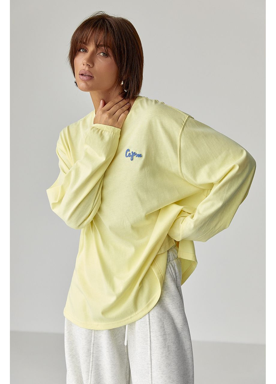 Лонг свободного фасона с надписью Lurex (361432593)