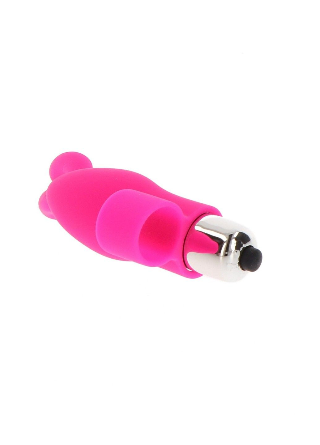Вибратор на палец с кроликом розовый, 10 х 2.6 см Toy Joy (289783469)