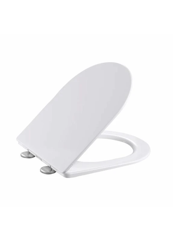 Сиденье для унитаза (Taurus 520) 455x365x38 мм, White, с микролифтом, Slim Duroplast, Quick Release QTSC179W4938494 Qtap (392430510)