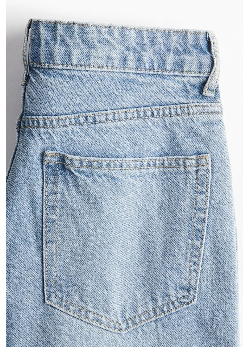 Женские джинсы Straight (58438) W34 Светло-синие H&M - (338628758)