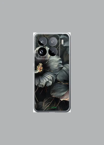 Чохол на Xiaomi 15 Pro Чорні квіти "6031u-3879-2448" Endorphone (348069847)
