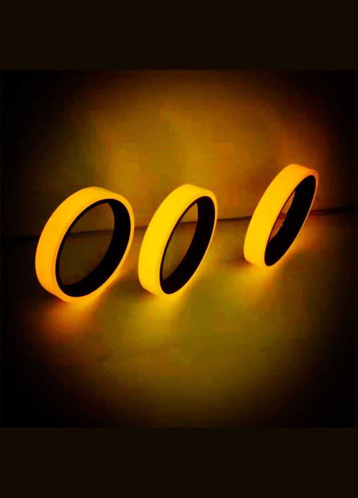 Люминесцентная клейкая лента светящаяся 5см*5м желтая Losso (327041668)