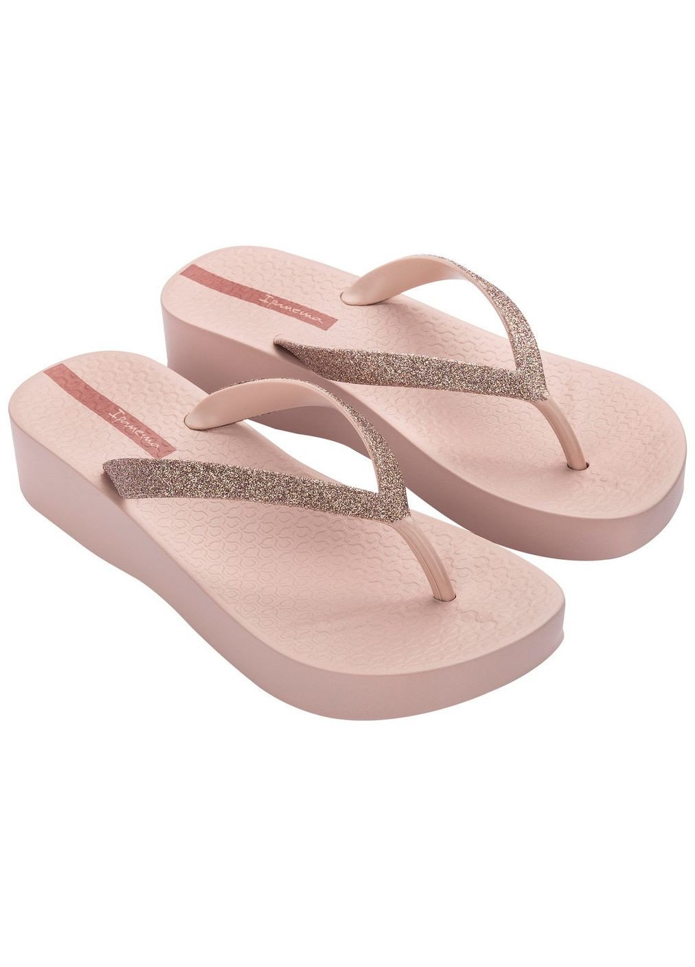 Жіночі тапки на середній танкетці Ipanema Mesh Chic Plat Fem (327826157)