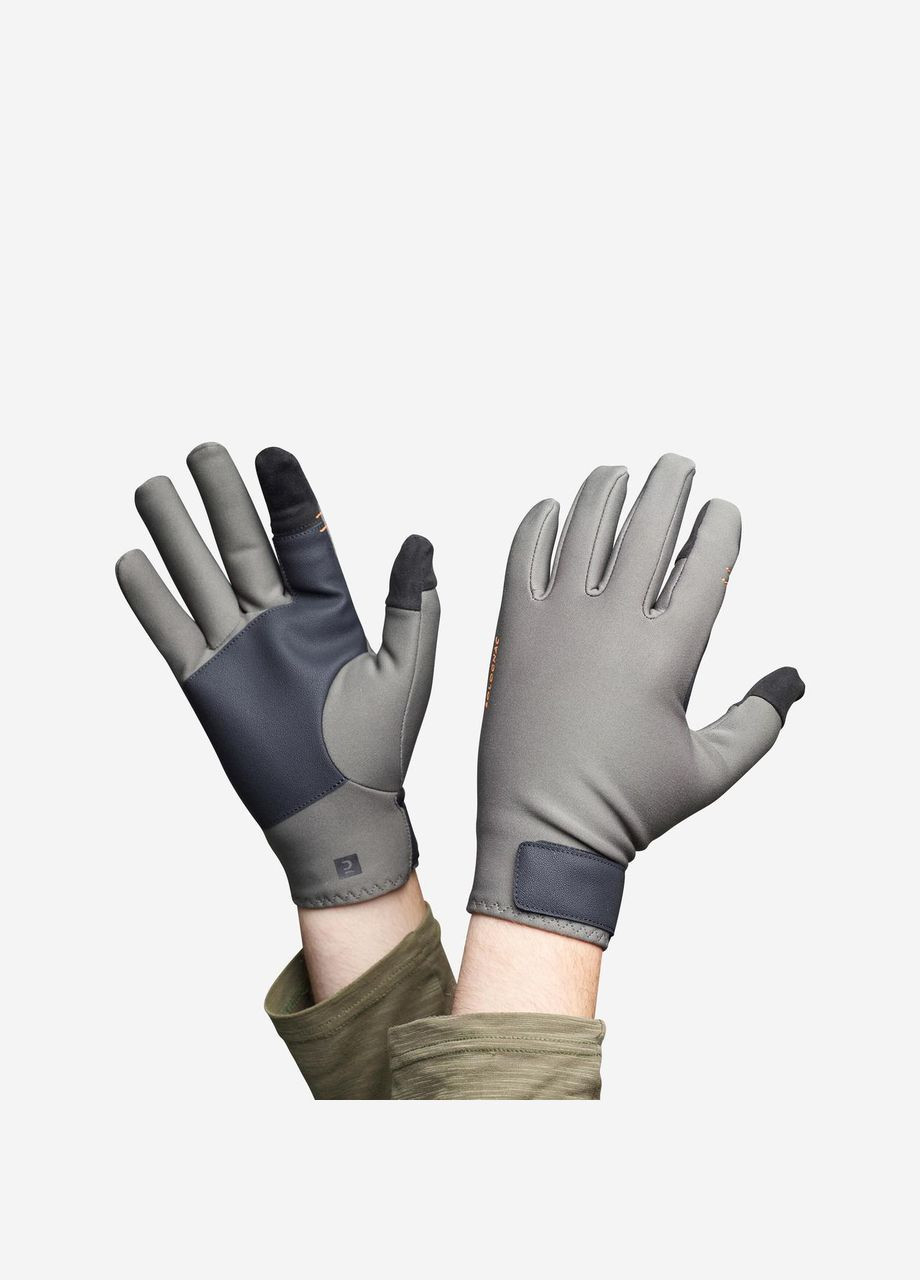 Перчатки 500 вторая кожа Solognac (336919590)