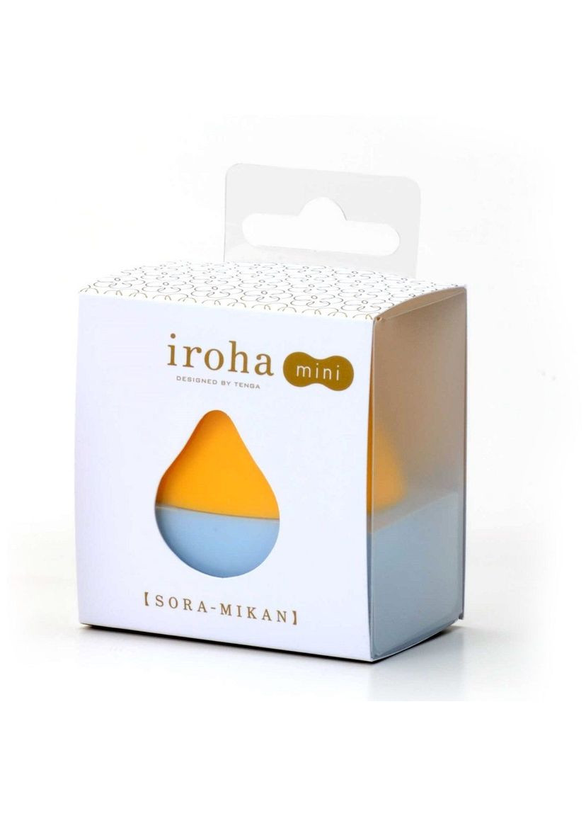 Вібратор для клітора Mini, жовто-блакитний Iroha (303880324)