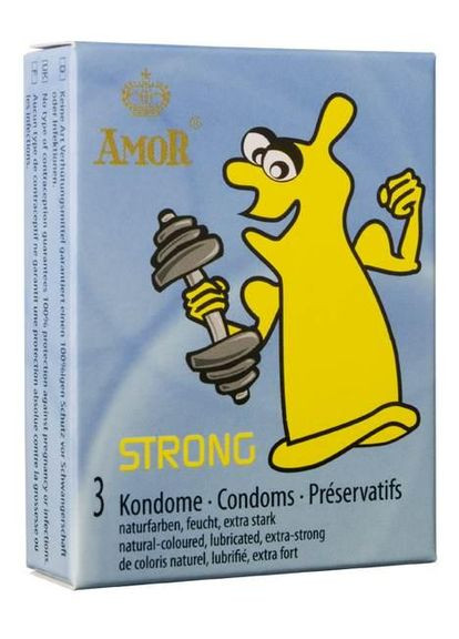 Презервативы Strong, 3 шт. (11.2026) Amor (368561696)