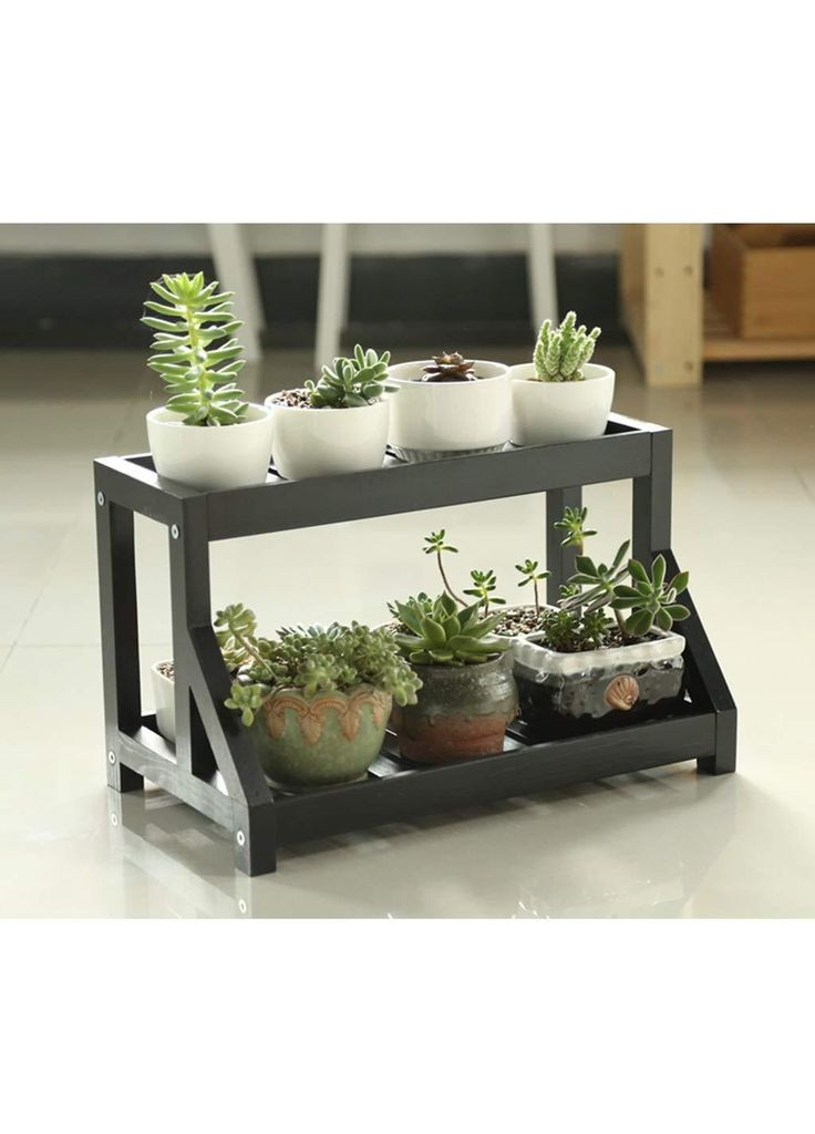 Подставка для цветов из дерева Мурсия венге (ЦВП-000712) No Brand (328228412)