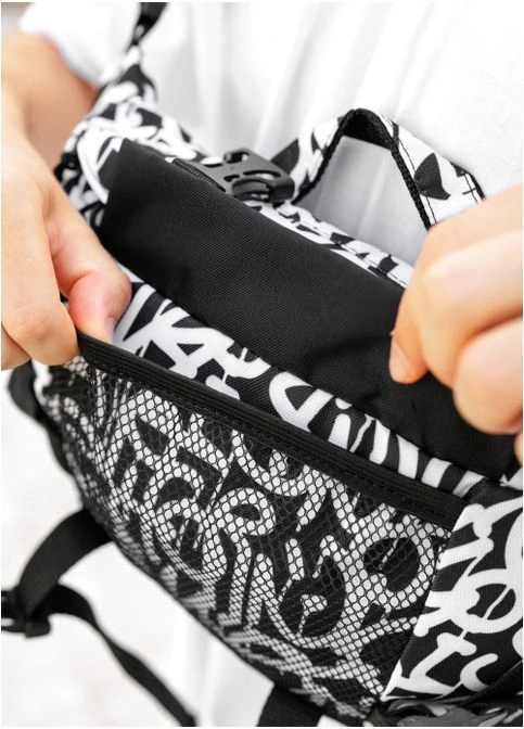 Сумка чоловіча через плече бананка поясна DynamicDart принт Graphity Sambag (302008358)