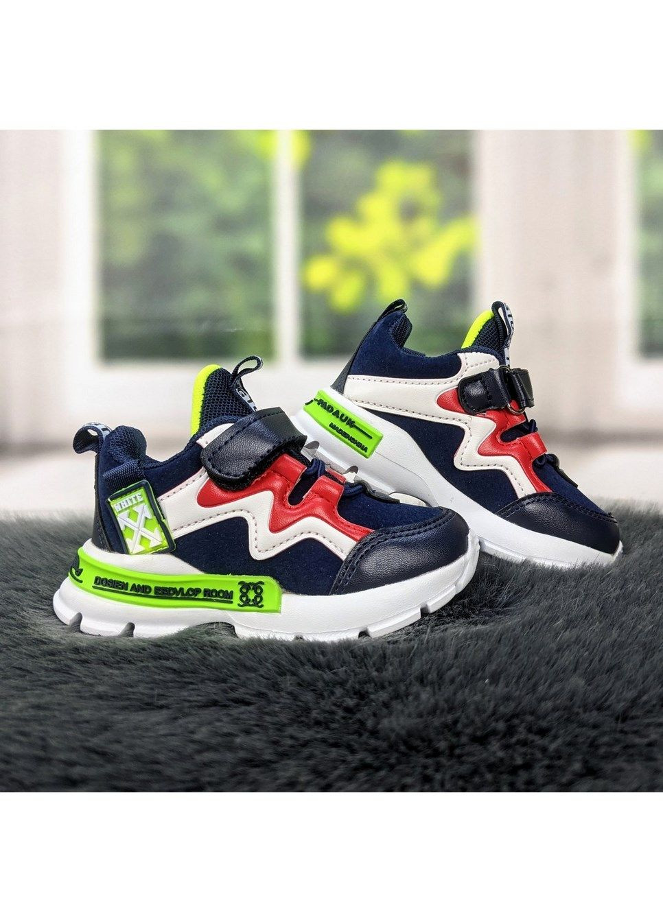 Синие демисезонные кроссовки подростковые Kimboo