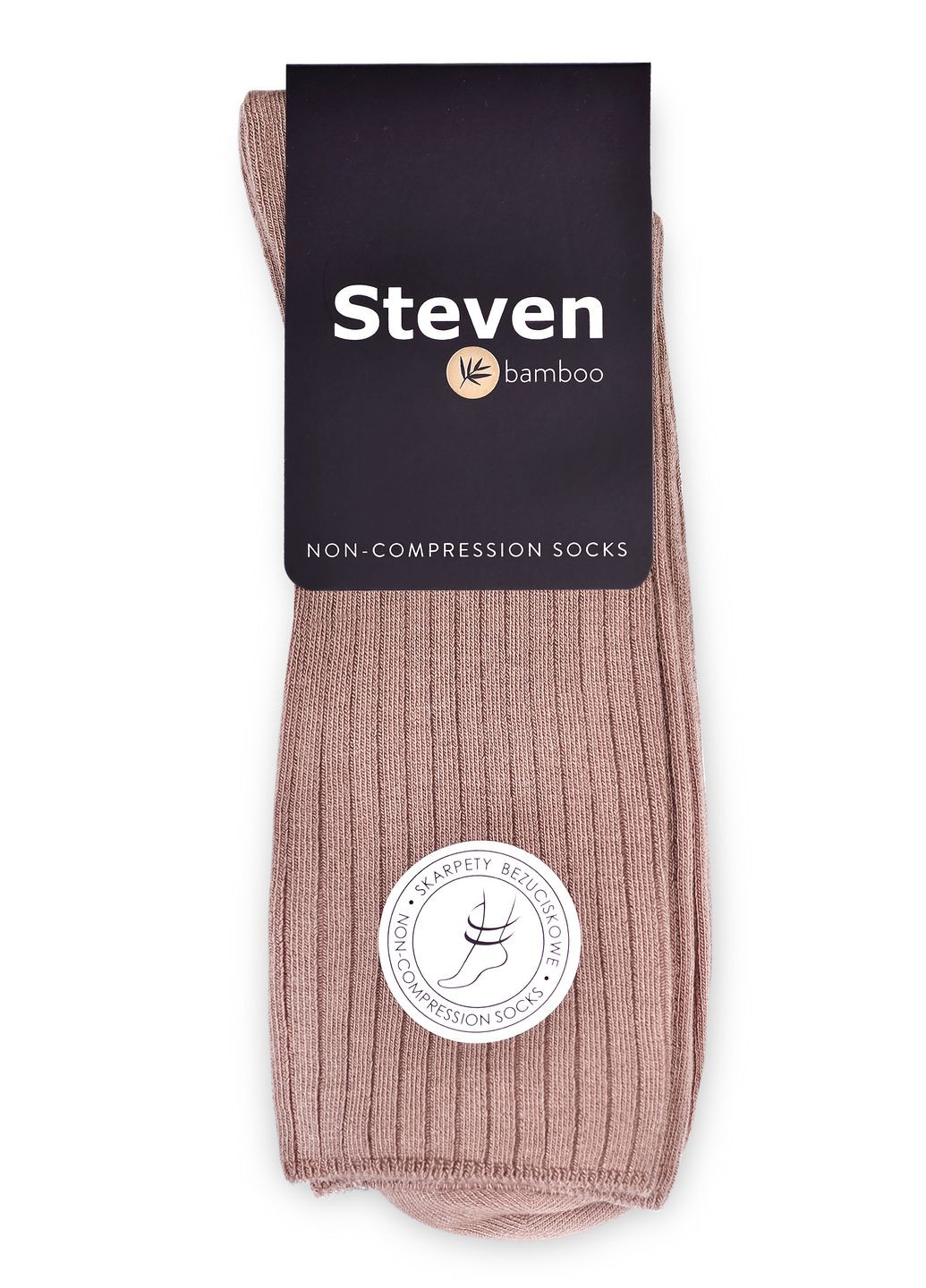 Бежевые носки мужские классические хлопковые 107 elegant Steven (349499738)