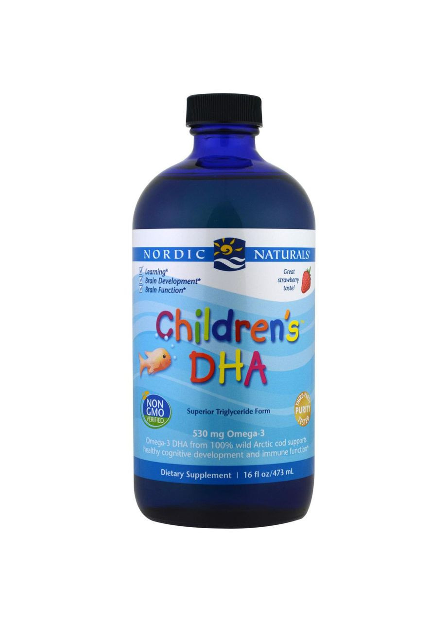 Риб'ячий жир для дітей,, полуниця, 473 мл Nordic Naturals (364312468)