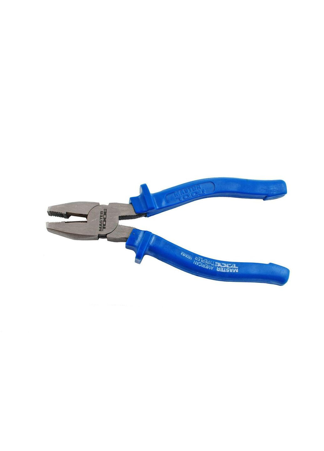Плоскогубці багатофункціональні 160 мм із ручками синього кольору для обтискання та обрізання дротів Mastertool (332205971)