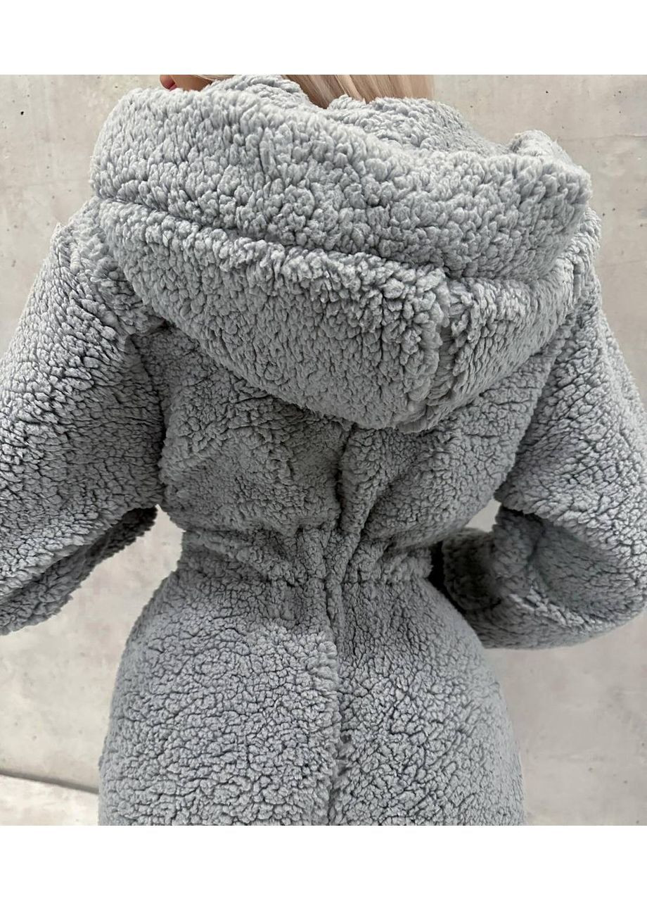 Комбинезон женщинам No Brand комбинезон-брюки однотонный графитовый кэжуал махра