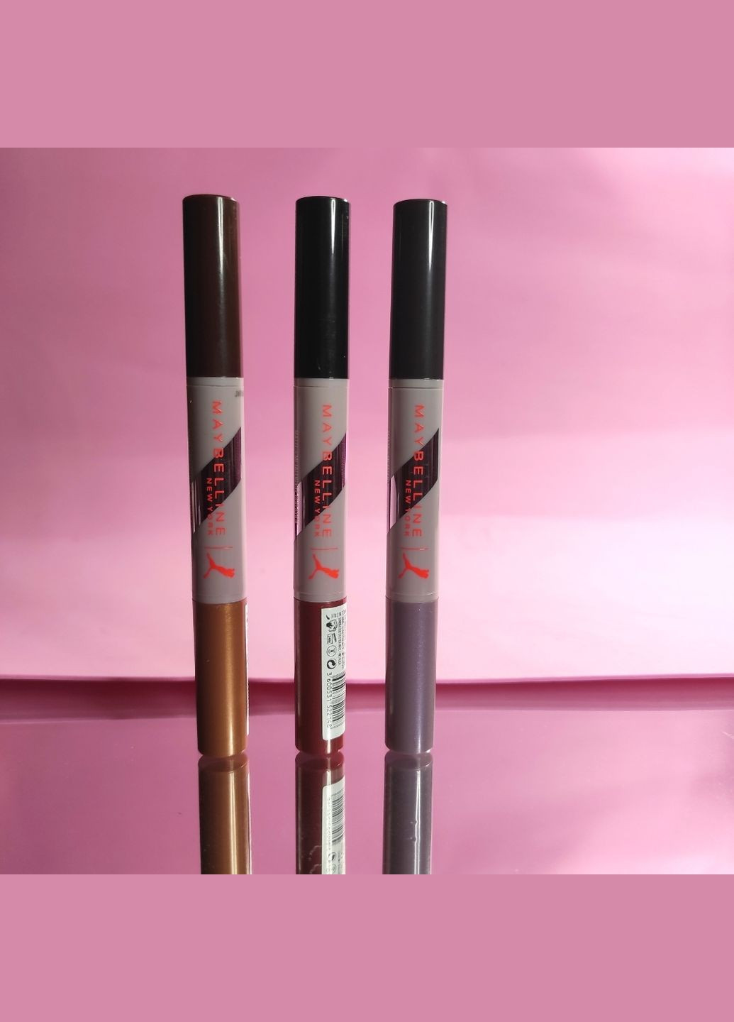 Двойные кремовые тени Matte + Metallic Eye Duo Stick - 02 Discipline + Pulse Maybelline (300674549)