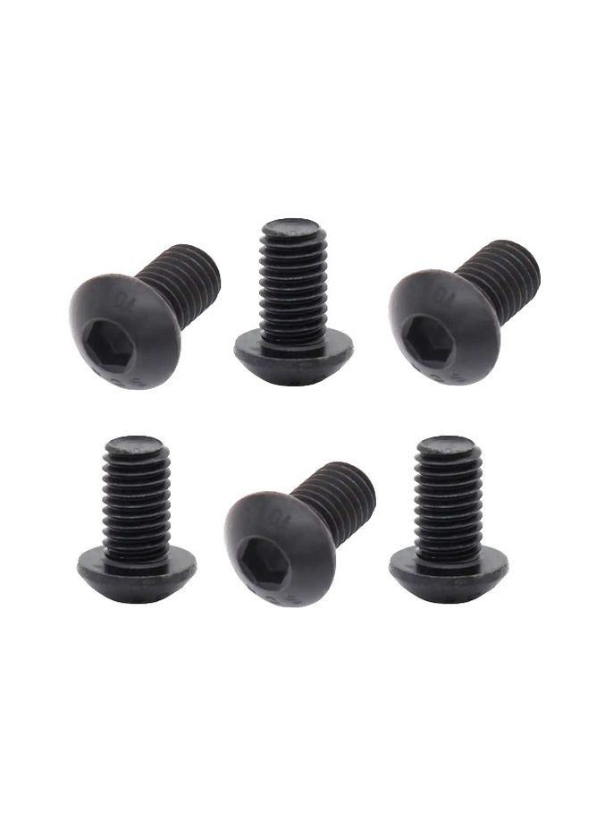 Болти для роторів - гальмівних дисків електросамоката (M5x10 мм), чорні, 6 шт. Ninebot (317309252)