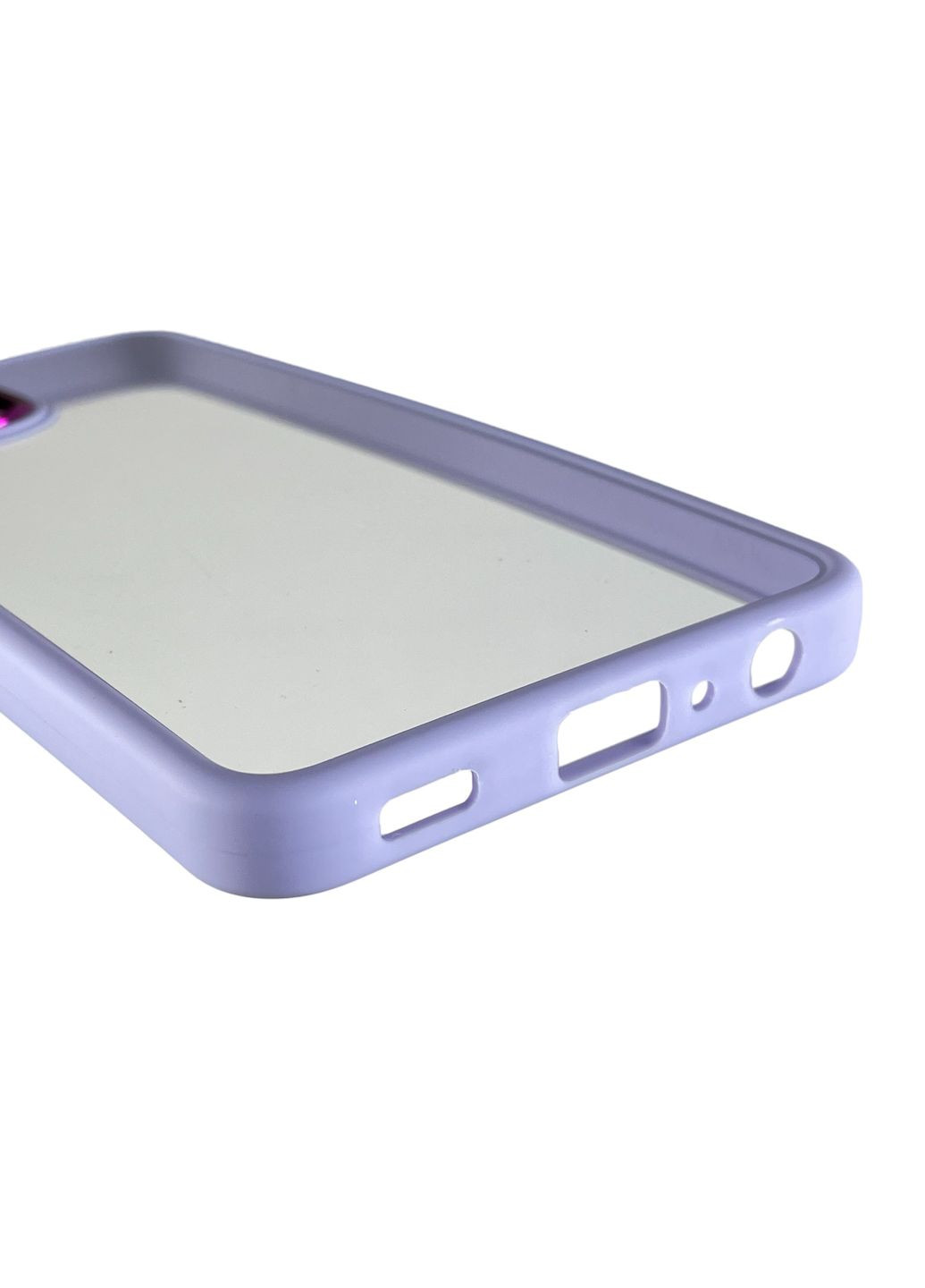 Чехол для Galaxy A22 SM-A225F с цветными высокими бортами на самсунг а22 сиреневый Samsung (366022919)