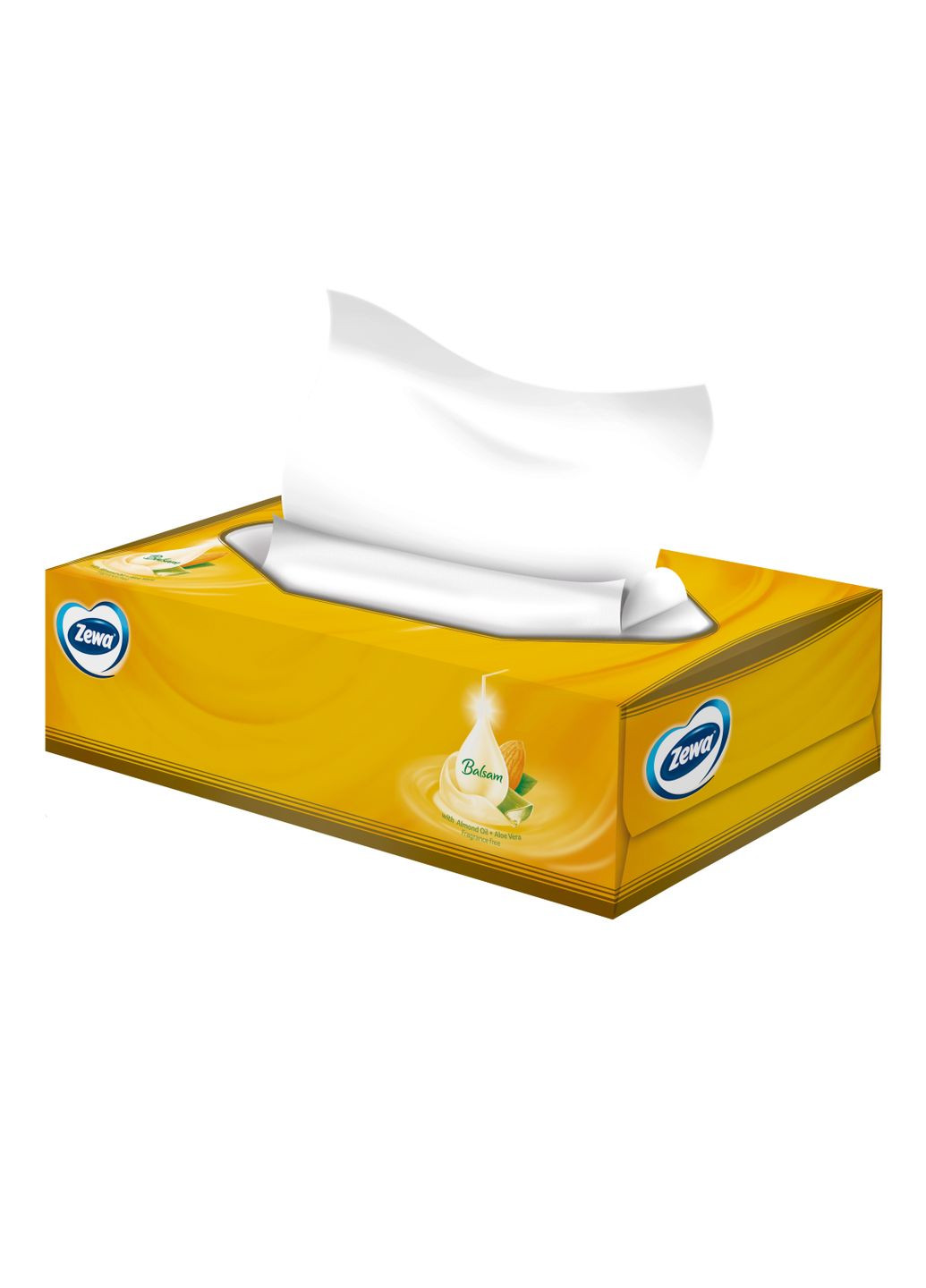 Салфетки косметические Softis, четырехслойные, 80 шт. Zewa 830423 (328397198)