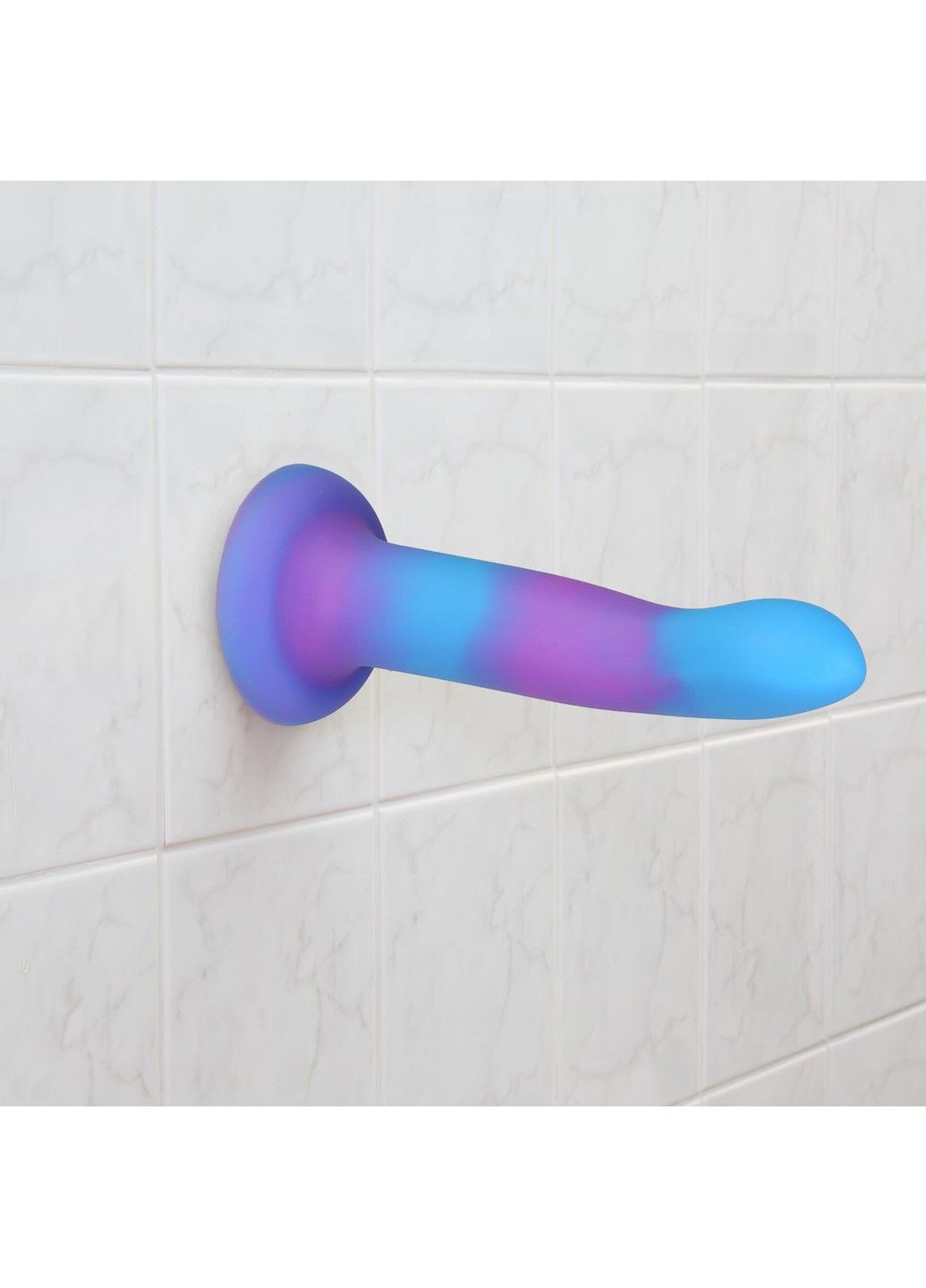 Фалоімітатор, що світиться в темряві, Rave 8″ Glow in the Dark Dildo Blue Purple, 20,3 см ADDICTION (298350071)