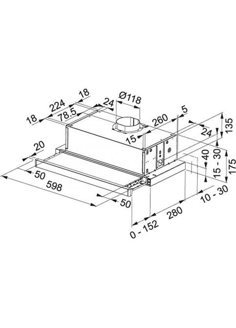 Витяжка Flexa FTC 632L GR/XS FRANKE (334831598)