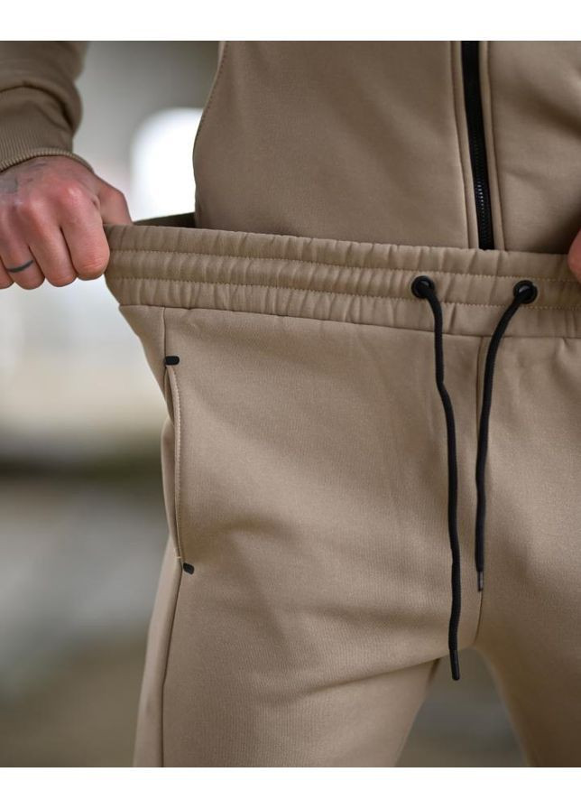 Зимові штани джогери беж No Brand (369926642)