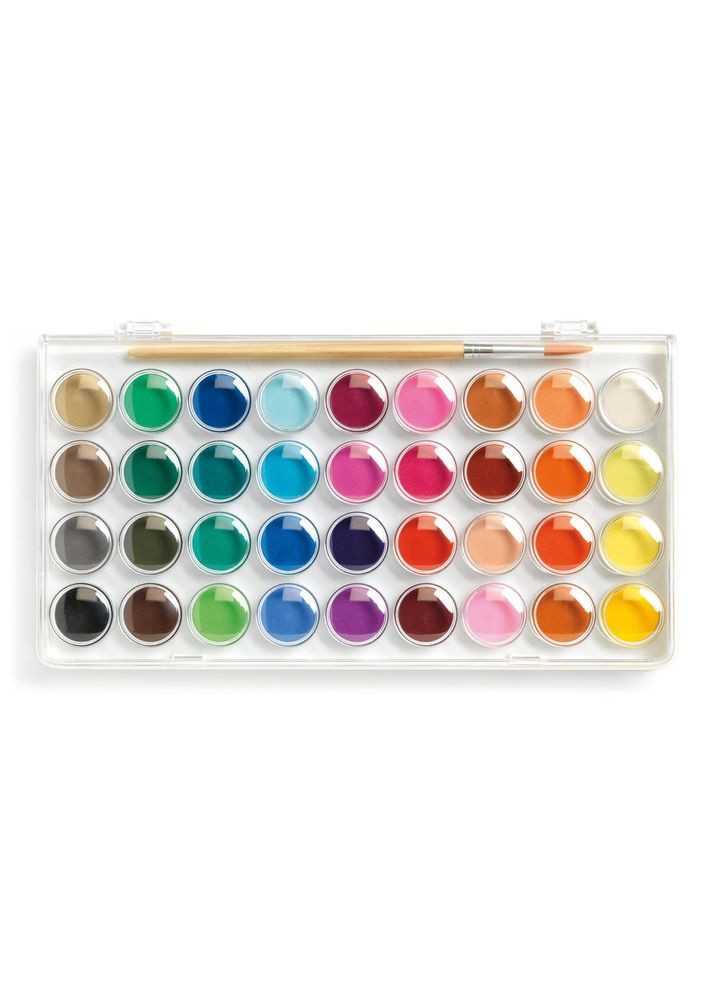 Набор красок сухой гуашь 36 цветов (DJ08873) Djeco (362314177)