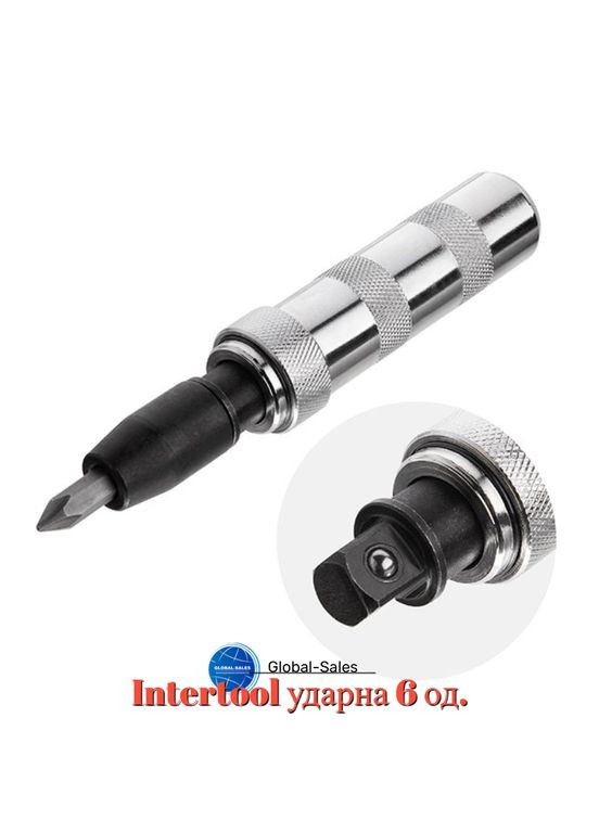 Отвертка ударная 6 ед. (HT-0430) Intertool (349819808)