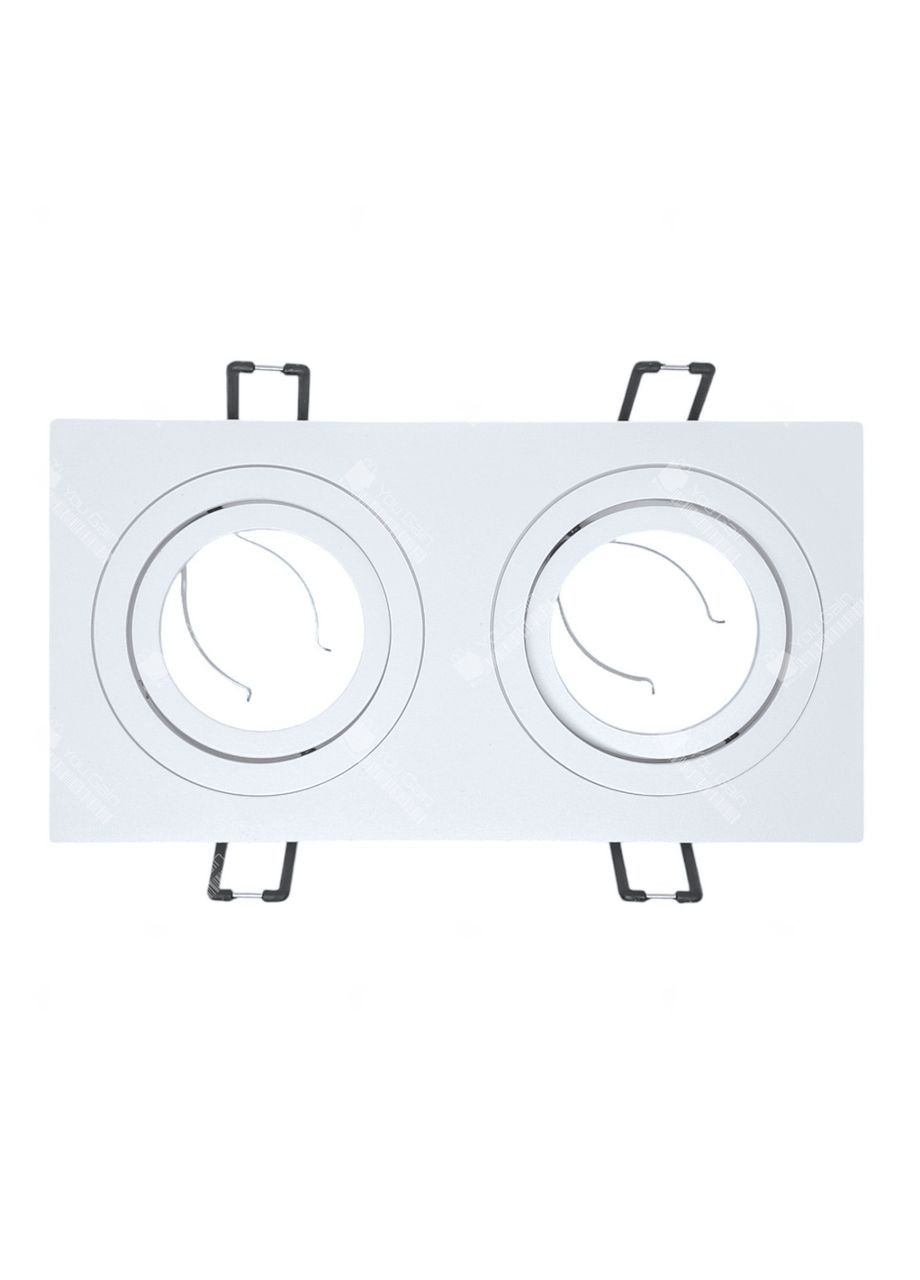 Світильник SP-11S-W-AL врізний для 2х ламп MR16 GU5.3 BIOM (365309870)