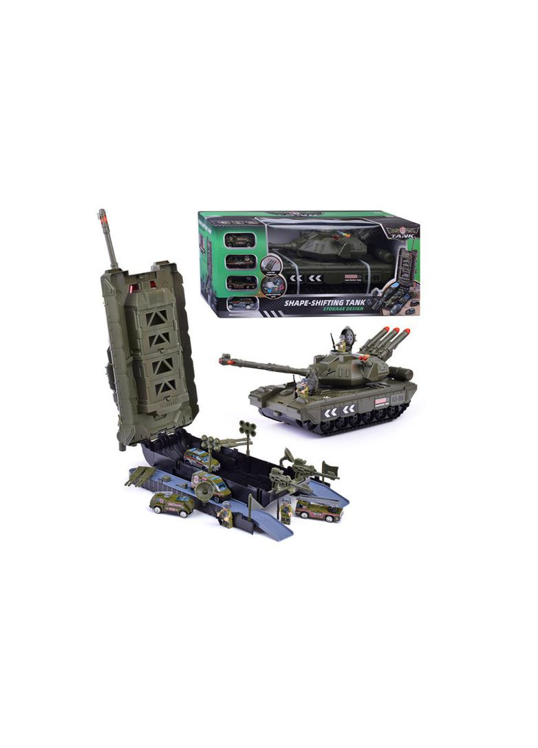 Игрушка Танк с паркингом на батарейках в коробке XZ-697 No Brand (362422457)
