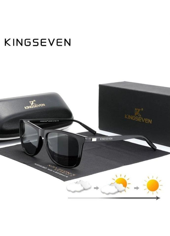 Фотохромные солнцезащитные очки в классической оправе с поляризованными линзами NF7557 DESIGN KINGSEVEN (299332701)